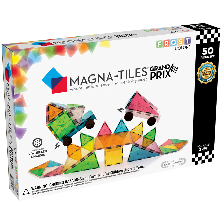 Magna Tiles Grand Prix Set - 50 κομμάτια