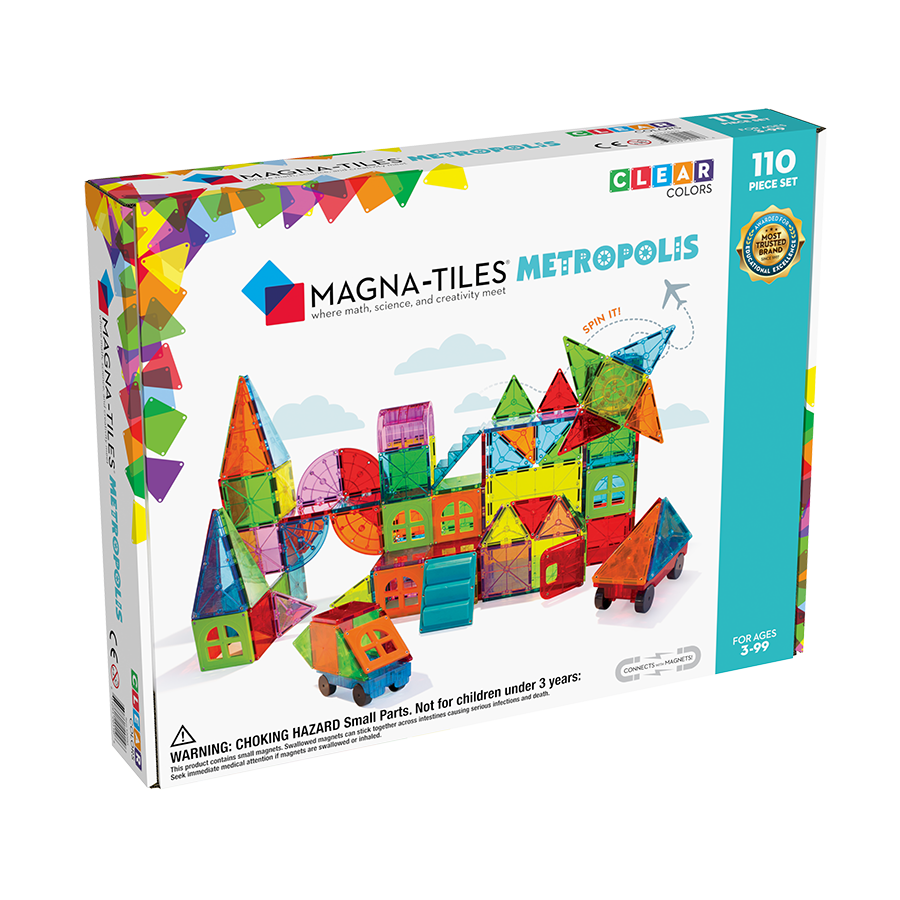 Magna Tiles Metropolis - 110 κομμάτια