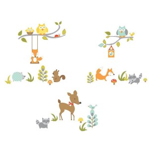 ROOMMATES-Woodland-Fox-&-Friends-Peel-and-Stick-Wall-Decals-RMK2768SCS-1